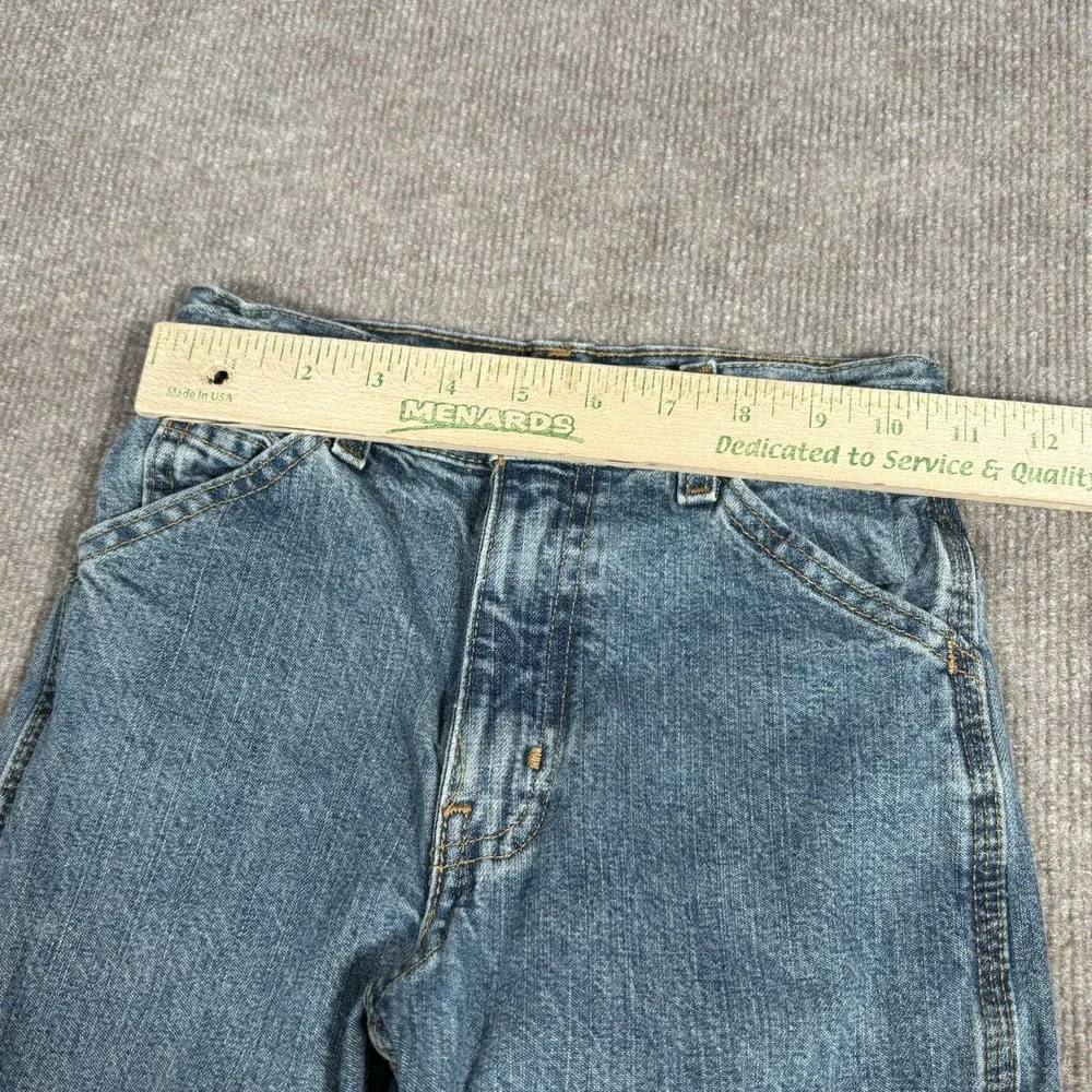 Vintage‎ Faded Glory Carpenter Jeans Youth Size 6 Relaxed Blue Denim Baggy Y2K